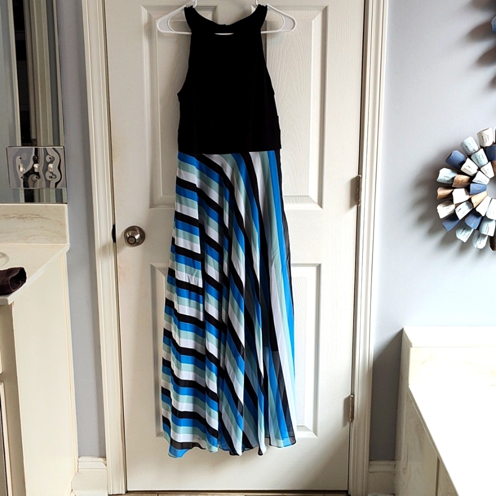 Halter top long flowy dress. Buy Studio One size 8.